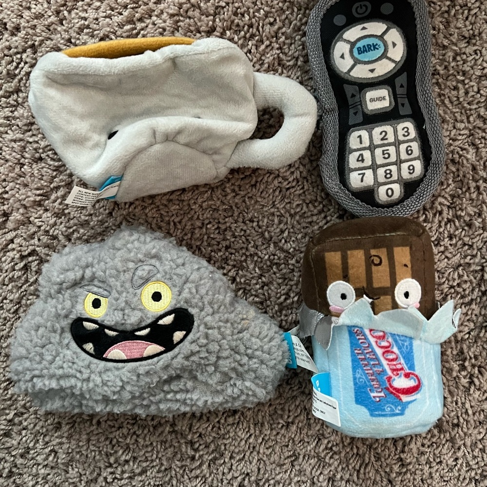 Barkbox toys.
